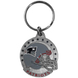 New England Patriots Carved Metal Key Chain